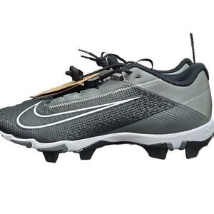 NIKE VAPOR EDGE SHARK 2 BLACK-WHITE-GREY FOOTBALL CLEATS Men's Size 13